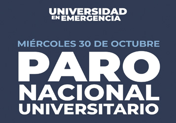 PARO DE 24 HS EL MIÉRCOLES 30 DE OCTUBRE