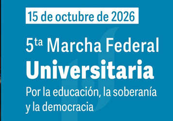 MARCHA FEDERAL UNIVERSITARIA EL JUEVES 15 DE OCTUBRE