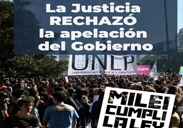 OTRO FALLO A FAVOR DE LA UNIVERSIDAD PÚBLICA