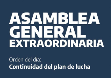 ASAMBLEA GENERAL EXTRAORDINARIA EL JUEVES 14