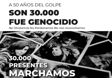 MARCHAMOS A 50 AÑOS DEL GOLPE GENOCIDA: CONCENTRAMOS EN 6 Y 50