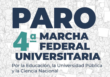 PARO Y 4TA MARCHA FEDERAL EL MARTES 12 DE MAYO